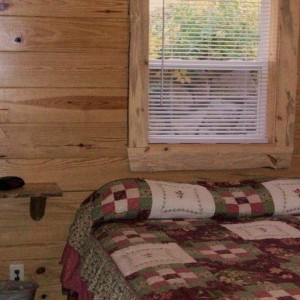 Timber Ridge Bedroom at Rustic Ridge Guest Cabins