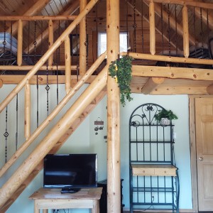 Stairs Hunters Haven Stairs at Rustic Ridge Guest Cabins