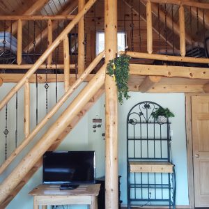 Stairs Hunters Haven Stairs at Rustic Ridge Guest Cabins