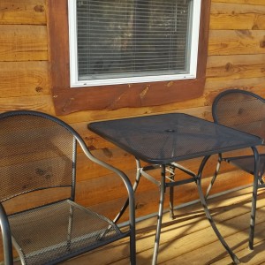 Front Porch Hunters Haven Front Porch at Rustic Ridge Guest Cabins