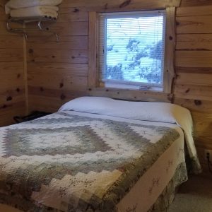 Bdrm 1 Sunset Ridge Bedroom at Rustic Ridge Guest Cabins