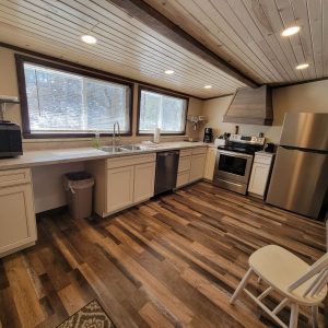 HH kitchen Homestead House Kitchen at Rustic Ridge Guest Cabins