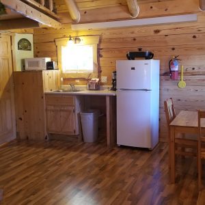 Kitchen Hunters Haven Kitchen at Rustic Ridge Guest Cabins